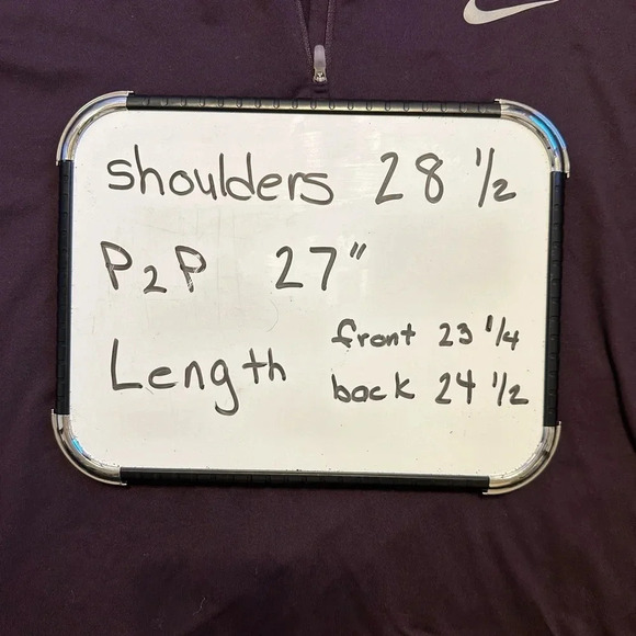 Women’s Nike Classic Quarter Zip Running Top with Dri Fit, Navy Size L - Picture 9 of 9